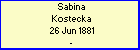Sabina Kostecka
