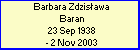 Barbara Zdzisawa Baran